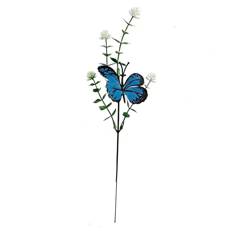 10-Stem Faux Butterfly Orchid Set, 12" Lifelike Phalaenopsis Flowers in Yellow, Pink & Blue, Realistic Floral for DIY Wedding Bouquets, Centerpieces, Home Decor