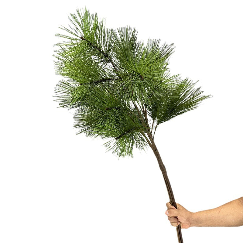 Realistic Faux Pine Branch, 37" Tall, Perfect for Home Decor, Weddings, Holiday Arrangements, Natural Look
