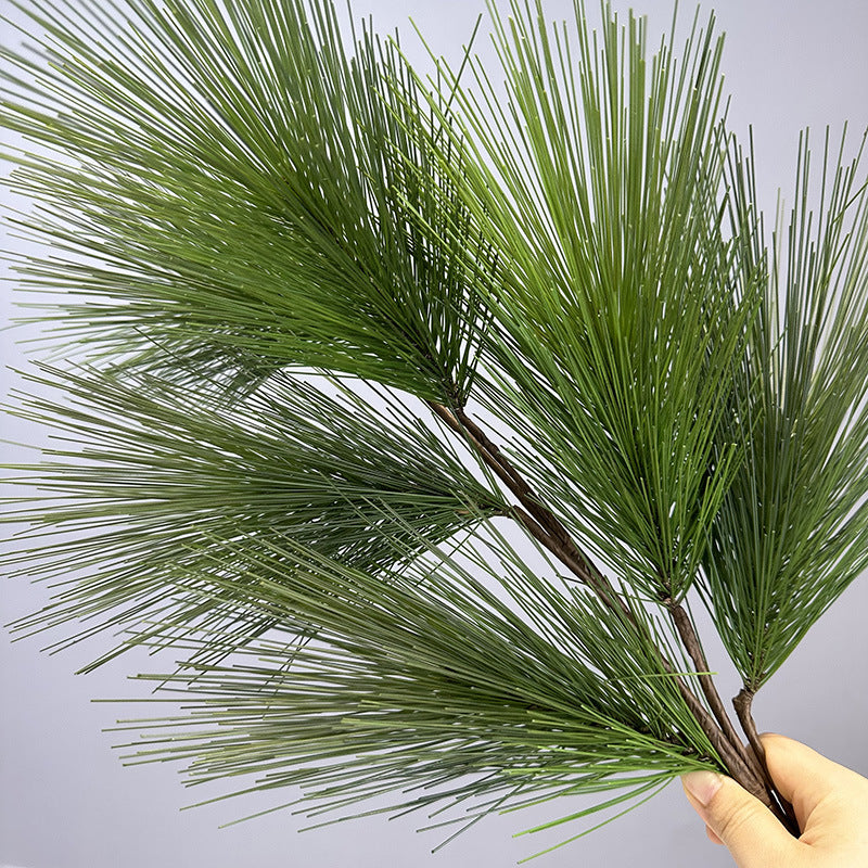Realistic Faux Pine Branch, 37" Tall, Perfect for Home Decor, Weddings, Holiday Arrangements, Natural Look
