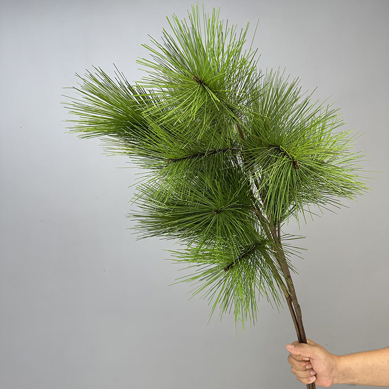 Realistic Faux Pine Branch, 37" Tall, Perfect for Home Decor, Weddings, Holiday Arrangements, Natural Look