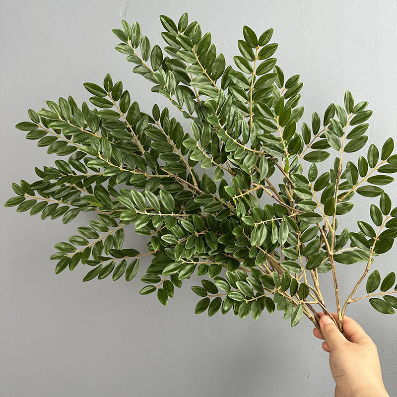 Faux Jujube Leaves 23" Indoor Decorative Plant, Realistic Touch, Perfect for Home Decor, Weddings, and Seasonal Arrangements