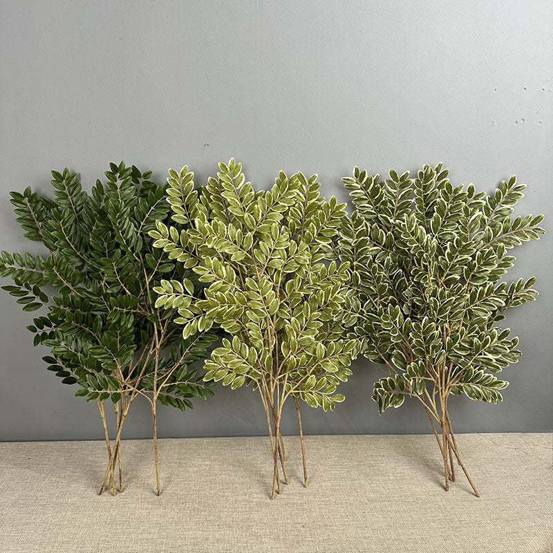 Faux Jujube Leaves 23" Indoor Decorative Plant, Realistic Touch, Perfect for Home Decor, Weddings, and Seasonal Arrangements