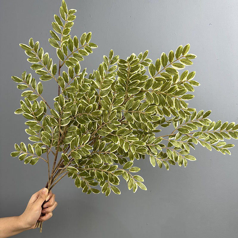 Faux Jujube Leaves 23" Indoor Decorative Plant, Realistic Touch, Perfect for Home Decor, Weddings, and Seasonal Arrangements