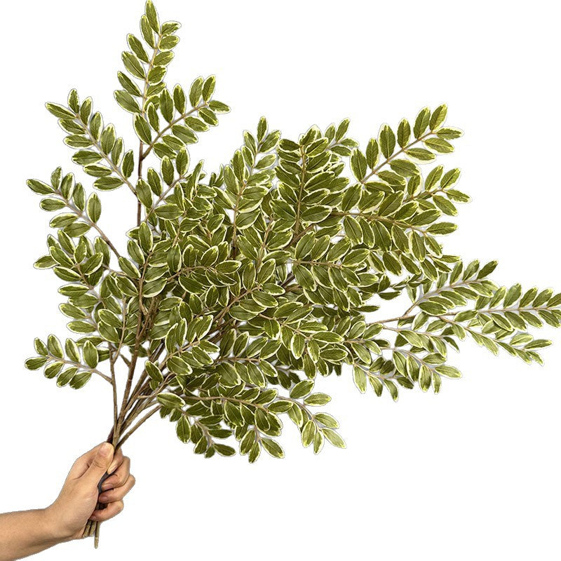 Faux Jujube Leaves 23" Indoor Decorative Plant, Realistic Touch, Perfect for Home Decor, Weddings, and Seasonal Arrangements