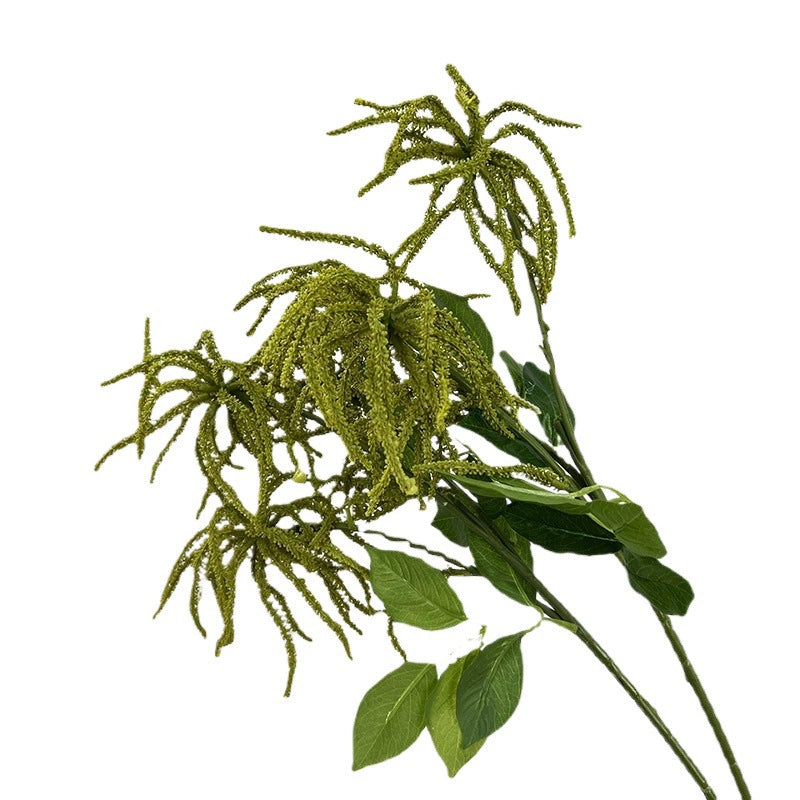 Artificial Wisteria Branch, 22 Inch Real-Touch Faux Flowers, Green & White, Bulk or Single, for Wedding Decor, Home Accents, Floral Arrangements