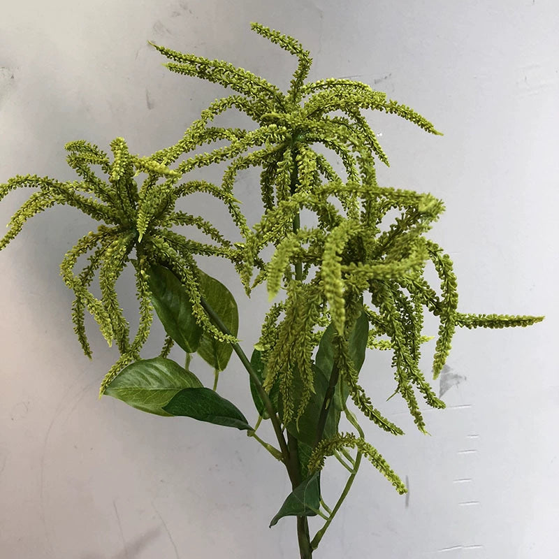 Artificial Wisteria Branch, 22 Inch Real-Touch Faux Flowers, Green & White, Bulk or Single, for Wedding Decor, Home Accents, Floral Arrangements