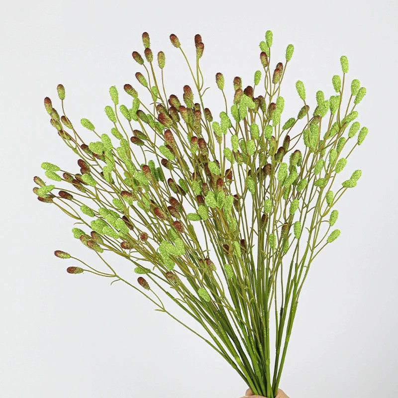 30 Inch Artificial Greenery Stems, Real-Touch Faux Eucalyptus with Red & Green Hues, Bulk Pack for Wedding Decor, Home Arrangements, Commercial Displays