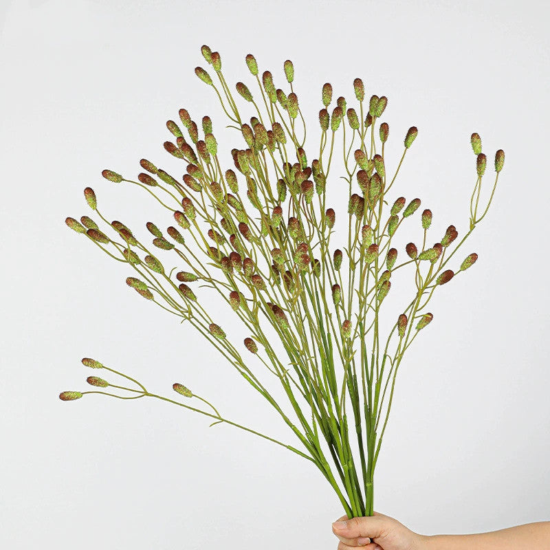 30 Inch Artificial Greenery Stems, Real-Touch Faux Eucalyptus with Red & Green Hues, Bulk Pack for Wedding Decor, Home Arrangements, Commercial Displays