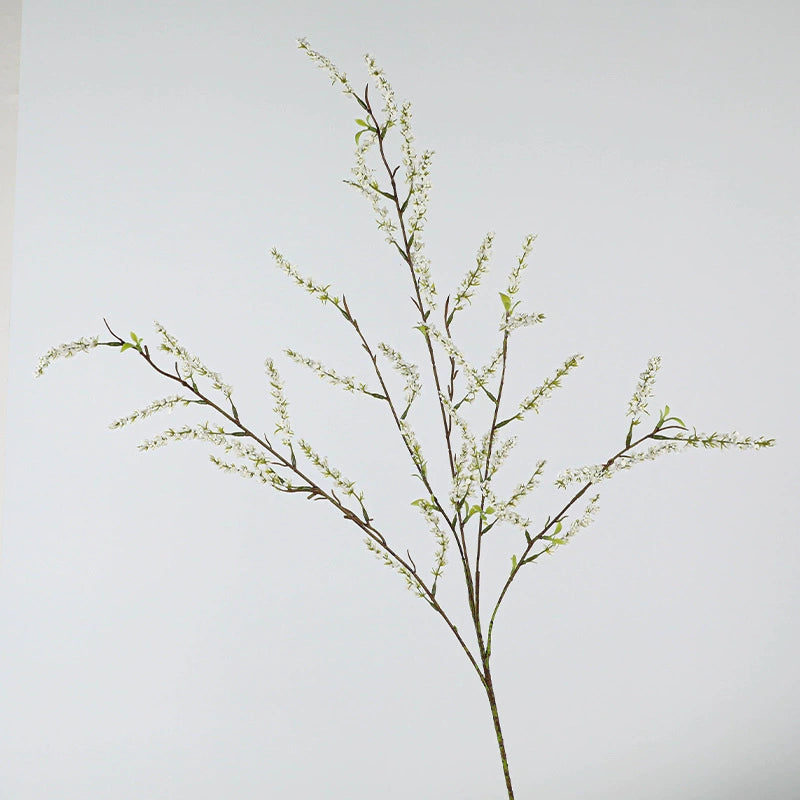 Faux Willow Branches, 43 Inch Real-Touch Artificial Flowers, White & Pink, Bulk or Single Stems for Wedding Decor, Home Arrangements, Floral Wholesale
