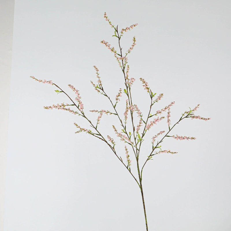 Faux Willow Branches, 43 Inch Real-Touch Artificial Flowers, White & Pink, Bulk or Single Stems for Wedding Decor, Home Arrangements, Floral Wholesale