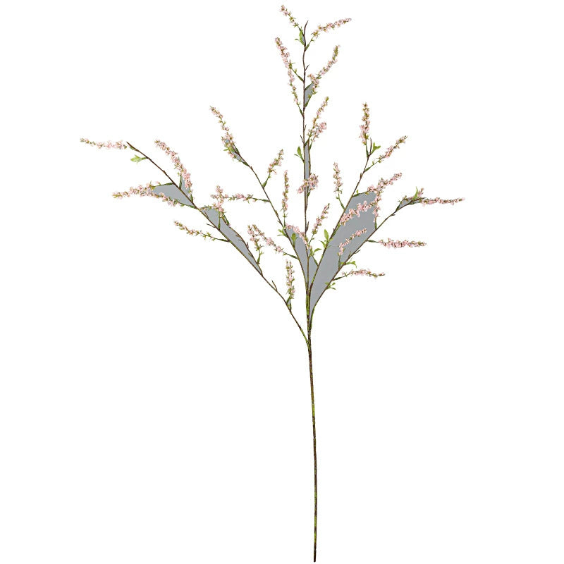 Faux Willow Branches, 43 Inch Real-Touch Artificial Flowers, White & Pink, Bulk or Single Stems for Wedding Decor, Home Arrangements, Floral Wholesale