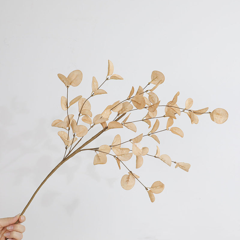 Eucalyptus Leaves Artificial Plant - 58cm (23") Real-Touch Faux Greenery for Home Decor, Weddings, and Seasonal Arrangements