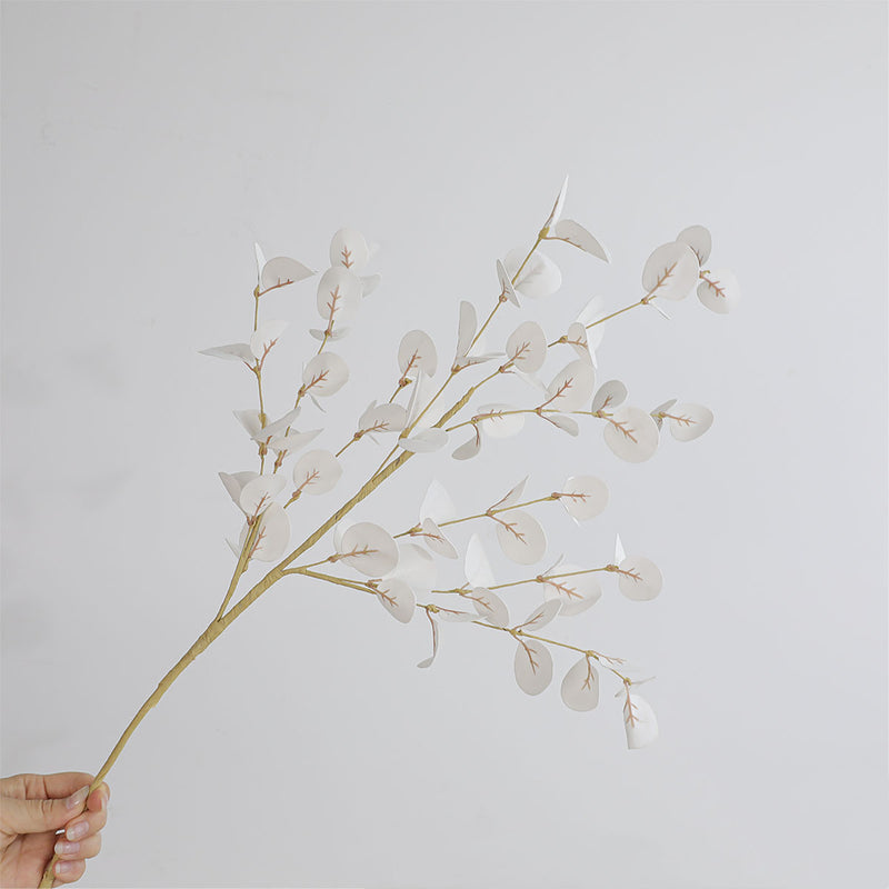Eucalyptus Leaves Artificial Plant - 58cm (23") Real-Touch Faux Greenery for Home Decor, Weddings, and Seasonal Arrangements