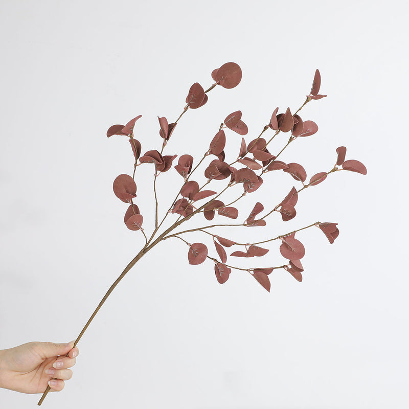 Eucalyptus Leaves Artificial Plant - 58cm (23") Real-Touch Faux Greenery for Home Decor, Weddings, and Seasonal Arrangements