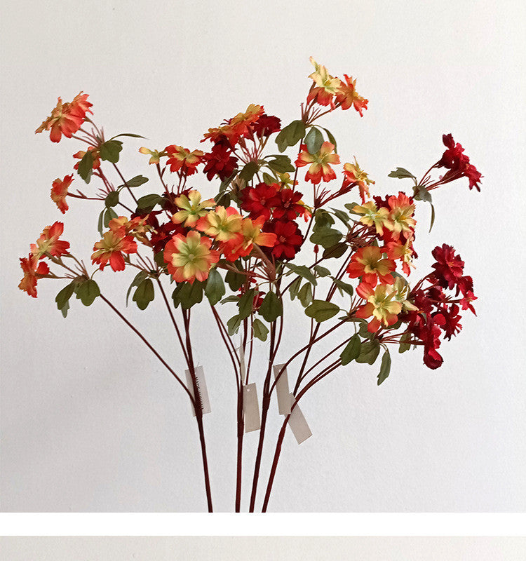 Real-Touch Silk Carnation Stems, 30" Long, Rustic Autumn Tones, Perfect for Vase Arrangements, Home Decor, Weddings & Events