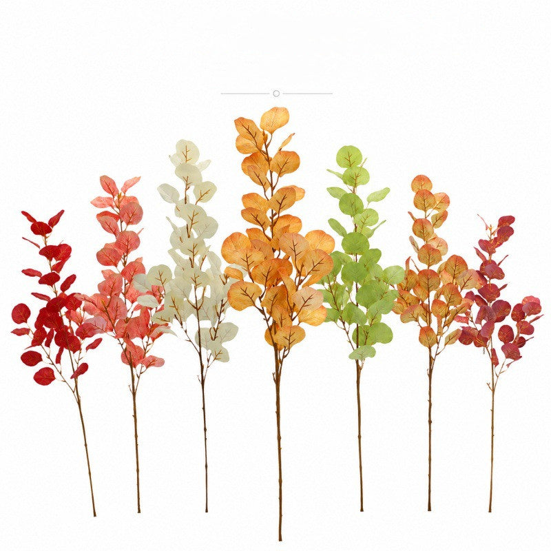 Artificial Eucalyptus Leaves Stems, 33" Real-Touch Faux Greenery, Bulk Pack for Home Decor, Wedding Centerpieces, Floral Arrangements