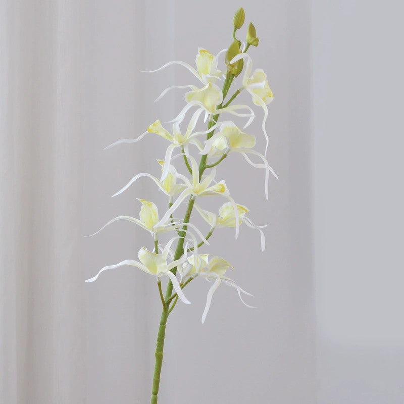 34" Real-Touch Spider Lily Artificial Flowers, Premium Latex Stems, White/Pink/Hot Pink - Home Decor, Wedding Arrangements, Floral Displays