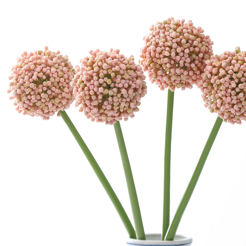 Real-Touch Hydrangea Stems, 21" Artificial Flowers for Home Decor, Weddings, Events, Available in Pink, Green, Cream, Mint