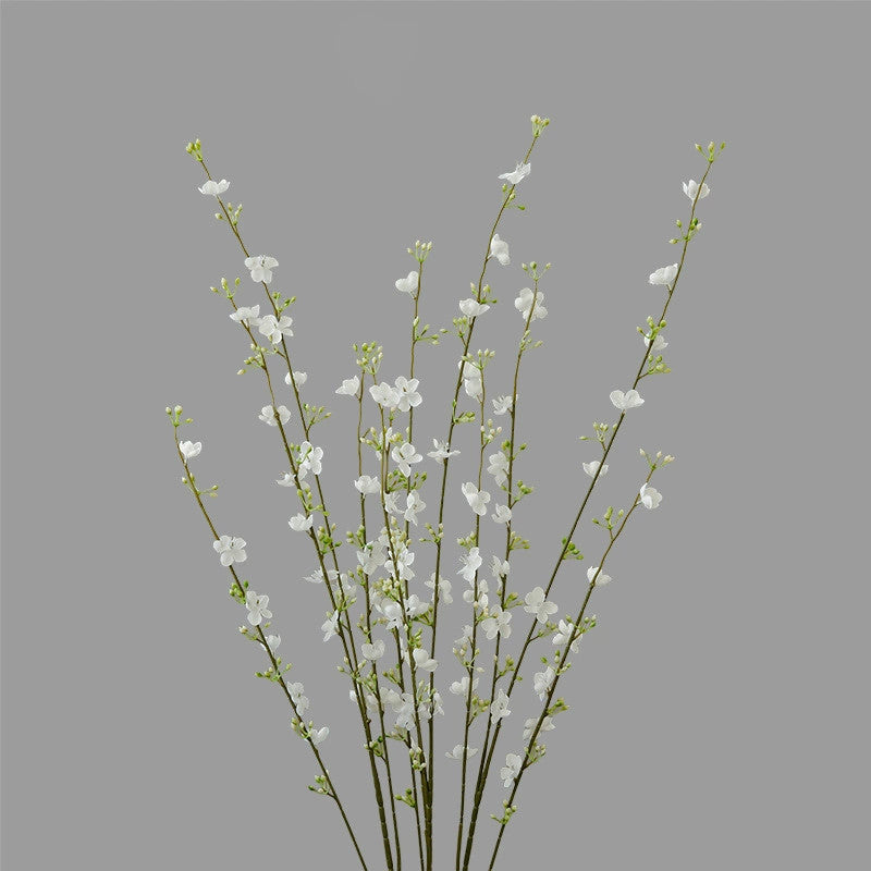 Realistic Snow Willow Stems, 33" Long, White & Pink, Perfect for Home Decor, Weddings, and Commercial Spaces