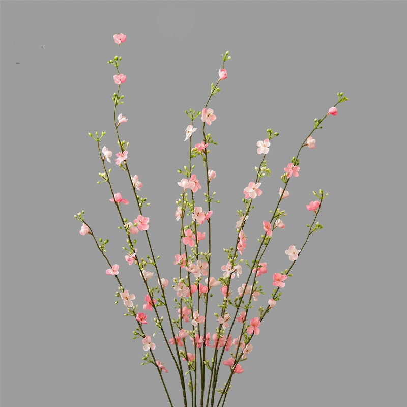 Realistic Snow Willow Stems, 33" Long, White & Pink, Perfect for Home Decor, Weddings, and Commercial Spaces
