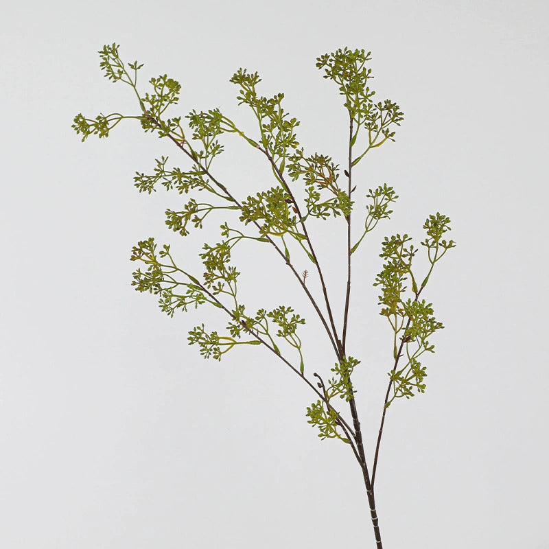 Real-Touch Artificial Mistletoe Branch, 36" Long , Red/Green/Orange - Home Decor, Wedding Centerpieces, Floral Arrangements