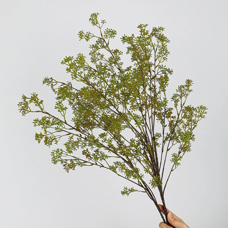 Real-Touch Artificial Mistletoe Branch, 36" Long , Red/Green/Orange - Home Decor, Wedding Centerpieces, Floral Arrangements