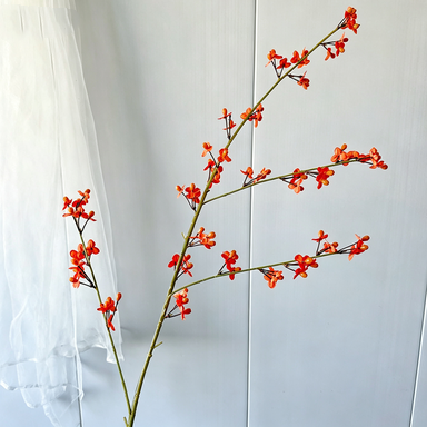Artificial Celastrus Vine Stems, 44" Tall Real-Touch Faux Greenery,  Wedding Arch Decor, Boho Home Arrangements, Floral Bulk Supplies