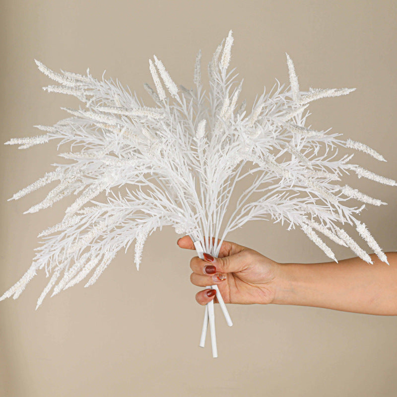 Real-Touch Foxtail Grass Stems, 18", Mixed Material, Ins Modern Home Decor, Wedding & Event Arrangements, Photography Props
