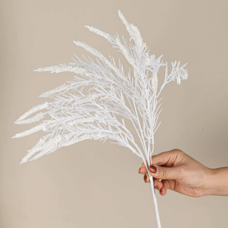 Real-Touch Foxtail Grass Stems, 18", Mixed Material, Ins Modern Home Decor, Wedding & Event Arrangements, Photography Props
