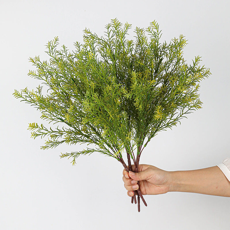Realistic Artificial Golden Leaved Willow Stems, 20" Long, Lifelike Faux Greenery for Vase Arrangements, Home Decor, Wedding & Event Florals