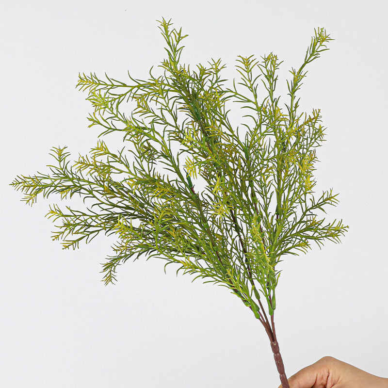 Realistic Artificial Golden Leaved Willow Stems, 20" Long, Lifelike Faux Greenery for Vase Arrangements, Home Decor, Wedding & Event Florals