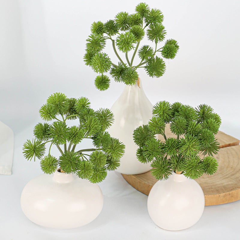 Realistic Fake Dandelion Stems, 6 Heads, 11" Long, Plastic, Home Decor, Wedding Bouquets, DIY Floral Arrangements