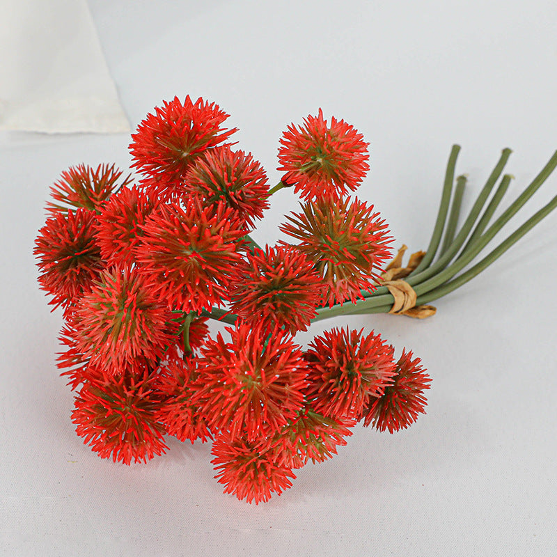 Realistic Fake Dandelion Stems, 6 Heads, 11" Long, Plastic, Home Decor, Wedding Bouquets, DIY Floral Arrangements