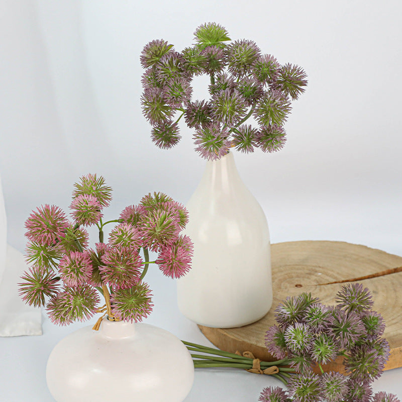 Realistic Fake Dandelion Stems, 6 Heads, 11" Long, Plastic, Home Decor, Wedding Bouquets, DIY Floral Arrangements