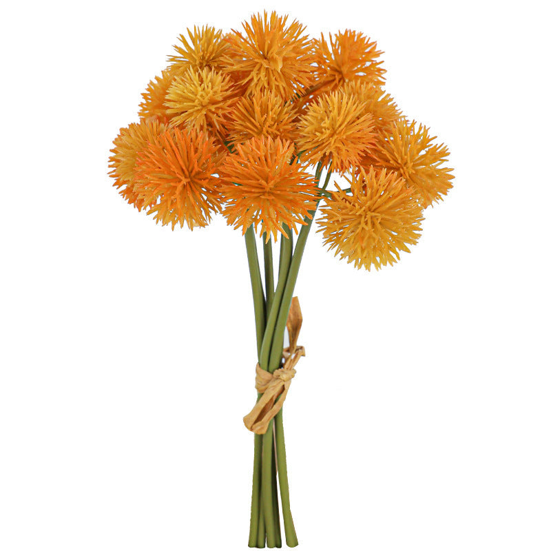 Realistic Fake Dandelion Stems, 6 Heads, 11" Long, Plastic, Home Decor, Wedding Bouquets, DIY Floral Arrangements