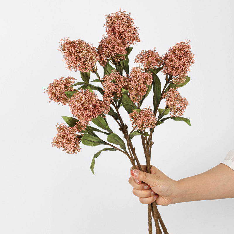 Artificial Flowers, 23" Real-Touch Faux Blooms for Holiday Decor, Weddings & Home Styling – Bulk Discounts Available