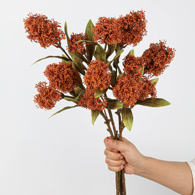 Artificial Flowers, 23" Real-Touch Faux Blooms for Holiday Decor, Weddings & Home Styling – Bulk Discounts Available
