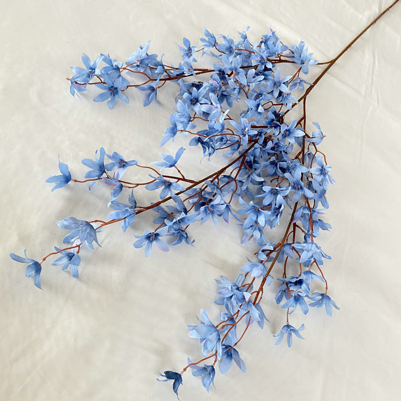 Real-Touch Silk Oncidium Orchid Stems, 51" Long with 144 Blooms (2.5" Each) - Bulk Pack for Weddings, Home Decor, Floral Arrangements