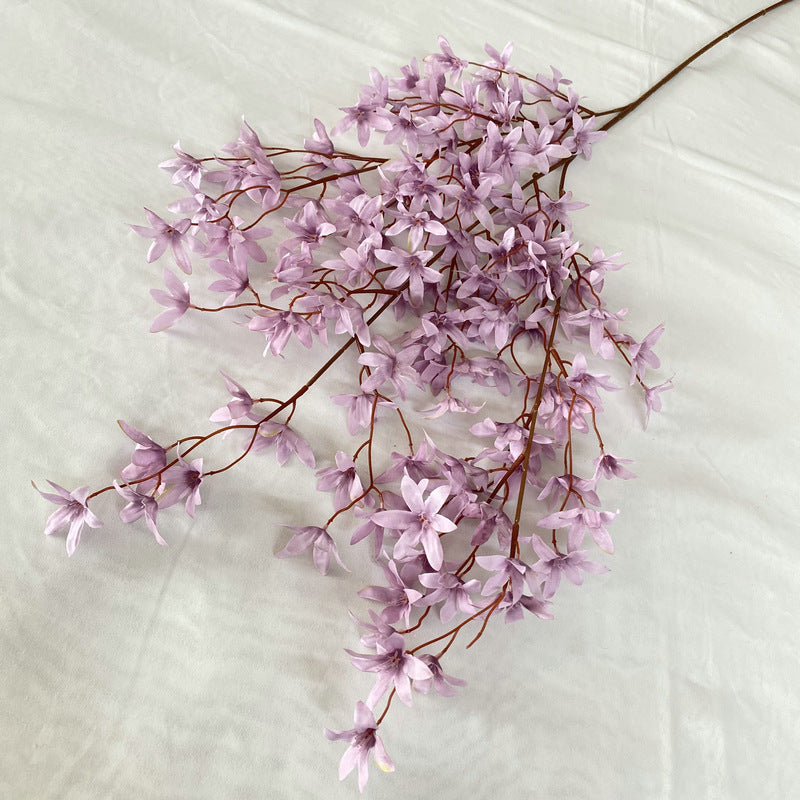 Real-Touch Silk Oncidium Orchid Stems, 51" Long with 144 Blooms (2.5" Each) - Bulk Pack for Weddings, Home Decor, Floral Arrangements