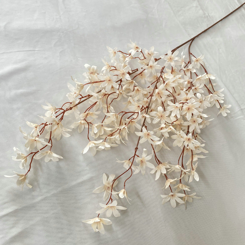 Real-Touch Silk Oncidium Orchid Stems, 51" Long with 144 Blooms (2.5" Each) - Bulk Pack for Weddings, Home Decor, Floral Arrangements