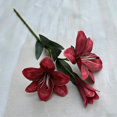Real-Touch Silk Lily Stems, 30" Long with 6.5" Blooms - Elegant Home Decor, Wedding Flowers, Event Centerpieces