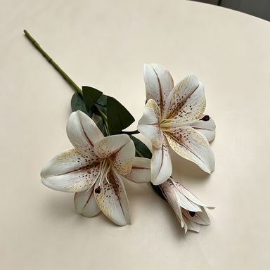 Real-Touch Silk Lily Stems, 30" Long with 6.5" Blooms - Elegant Home Decor, Wedding Flowers, Event Centerpieces