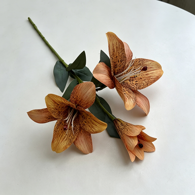 Real-Touch Silk Lily Stems, 30" Long with 6.5" Blooms - Elegant Home Decor, Wedding Flowers, Event Centerpieces