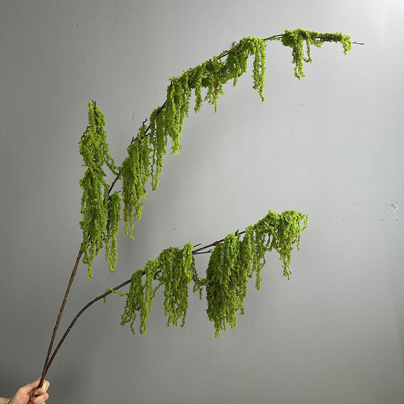 Artificial String of Pearls Hanging Plant, 55" Real-Touch Faux Trailing Vine, Wedding & Home Decor, Florist-Grade Bulk Stems