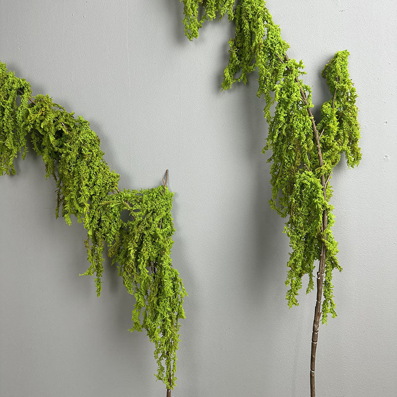 Artificial String of Pearls Hanging Plant, 55" Real-Touch Faux Trailing Vine, Wedding & Home Decor, Florist-Grade Bulk Stems