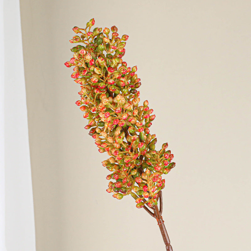 Real-Touch Single-Stem Spider Plant, 19" Lifelike Faux Greenery for Vases, Home Decor, Weddings & Events, Bulk Floral Supplies