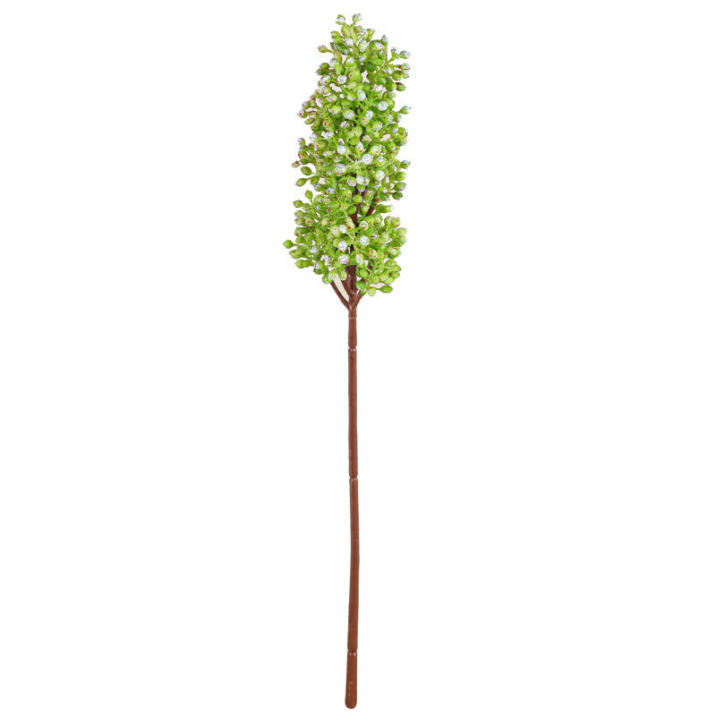 Real-Touch Single-Stem Spider Plant, 19" Lifelike Faux Greenery for Vases, Home Decor, Weddings & Events, Bulk Floral Supplies