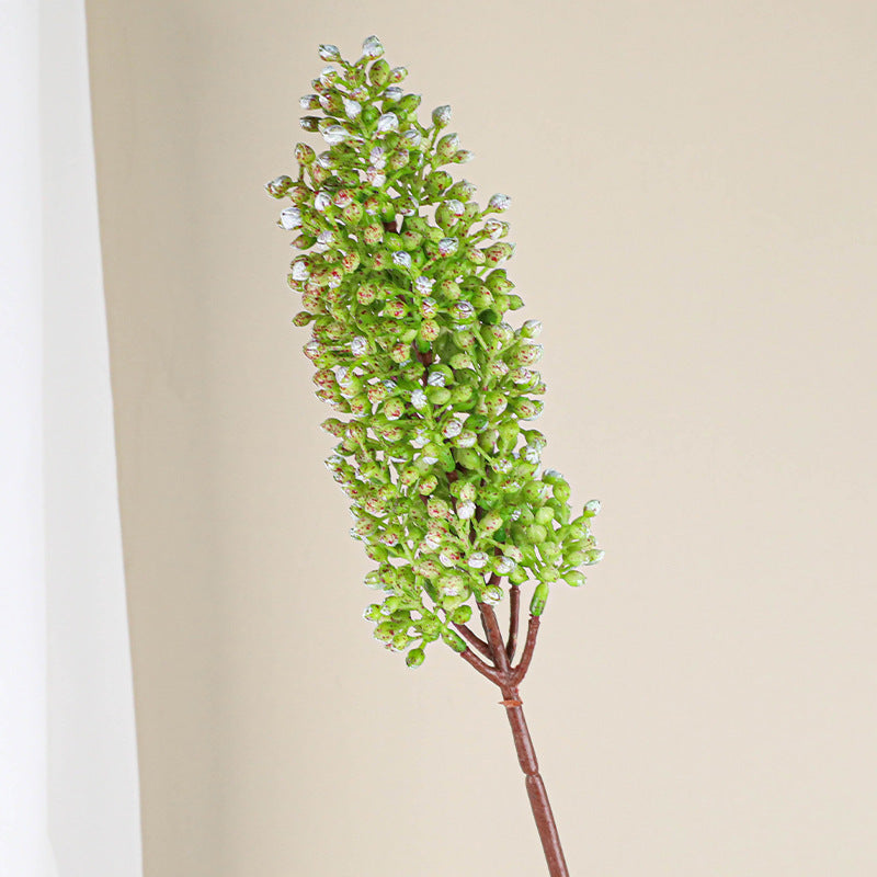 Real-Touch Single-Stem Spider Plant, 19" Lifelike Faux Greenery for Vases, Home Decor, Weddings & Events, Bulk Floral Supplies
