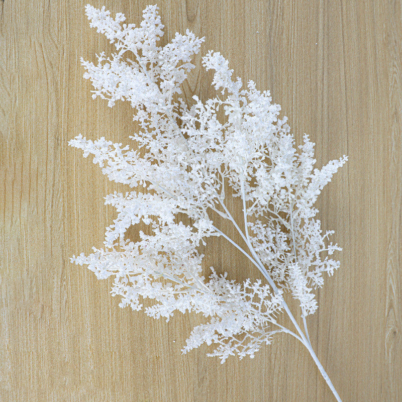43" Realistic Frosted Berry Faux Foam Branch, Lifelike Winter-Themed Floral Stem for Vases, Wedding Decor, Holiday Arrangements & Commercial Displays