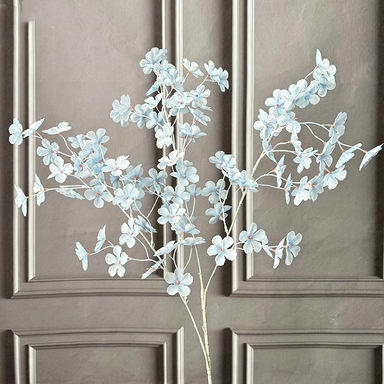 Artificial Apple Blossom Stems, 43" Tall with 2.5" Real-Touch Flower Heads, Pink Faux Flowers for Vases, Wedding Centerpieces, Home Decor & Floral Arrangements